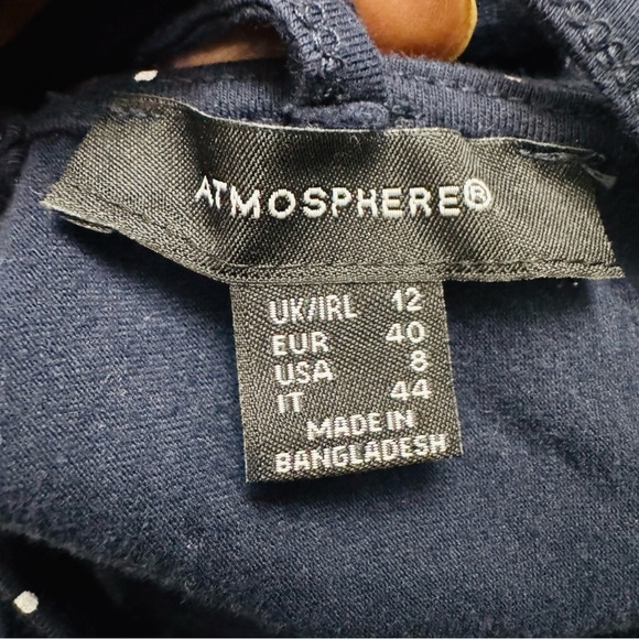 Atmosphere Navy Polka Dot Bodysuit - Picture 3 of 3